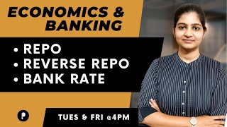 Repo, Reverse Repo, Bank Rate | Banking | Economics | SSC & UPSC