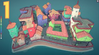 Townscaper | Therapeutic, No Limit, City Building Game | Compact Streets | Ep 1