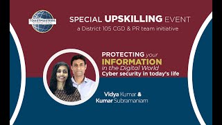 Cyber Security in Today's Scenario - A presentation by Kumar Subramanuyam & Vidya Kumar