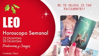 ⭐️LEO! SE TE CAYO LA VENDA DE LOS OJOS... MIRA LO QUE VIENE AHORA Horóscopo / Tarot Semanal Cordelia