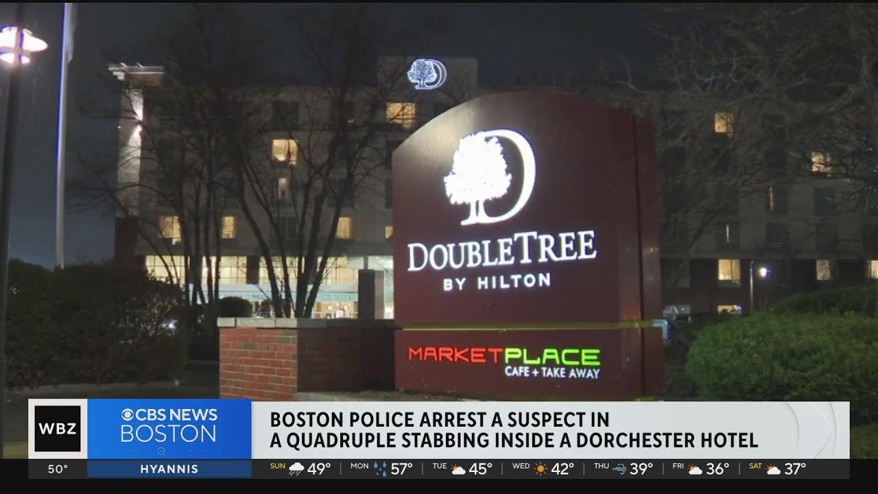 Suspect In Custody After 4 People Found Stabbed At Dorchester Hotel ...