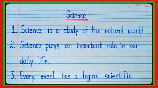10 Lines On Science/Essay On Science/10 Lines Essay On Science/Essay On Science In English/Science