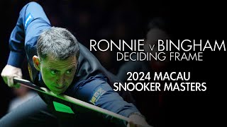 Ronnie O'Sullivan vs Stuart Bingham – Thrilling Deciding Frame! Macau Snooker Masters 2024