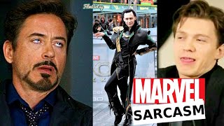 Marvel Cast Sarcastic Moments | Tom Holland Funny