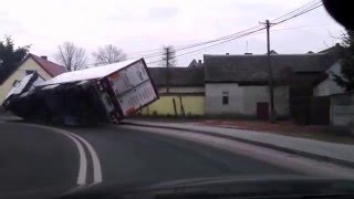 CAP Radzyń, wypadek tira - cały obraz;