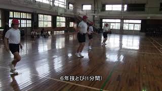 種子島の学校活動：国上小学校校内なわとび大会2019年