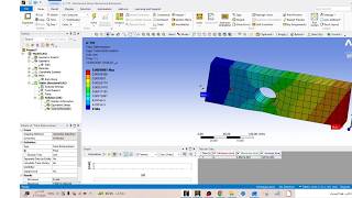 ANSYS - Static Structural analysis - Plate with hole