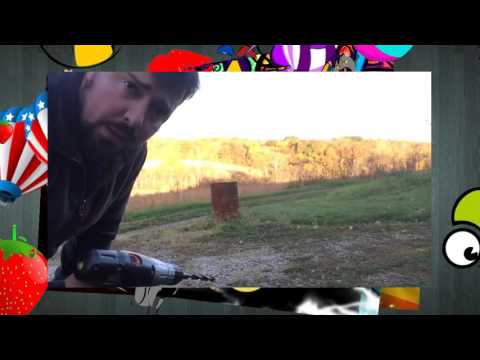 How to make breathing holes in a steel burn barrel. How to make breathing holes in a steel burn barrel.