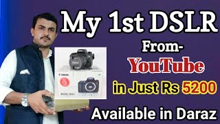 My first DSLR from YouTube Earning  D3100 unboxing \u0026 review 2025