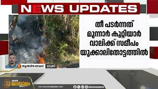 മൂന്നാർ യൂക്കാലി തോട്ടത്തിലുണ്ടായ തീ നിയന്ത്രണ വിധേയമായി | Munnar