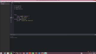 Python 2.7 Tutorial: 4.0 Final - Exceptions with try except