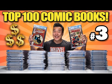 TOP 100 MOST VALUABLE COMICS IN MY COLLECTION!!! BOX #3 4,000 key comics!
