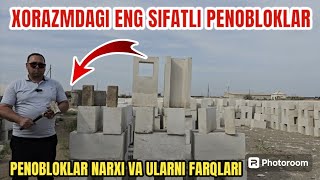 XORAZMDAGI ENG SIFATLI PENOBLOKLAR NARXI VA ULARNI FARQLARI