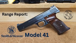 Range Report: Smith & Wesson Model 41 (.22lr Target Pistol)