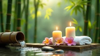 Relaxing Piano Music Bamboo Water Fountain, Sleep Music,Relaxing Music,Meditation Music, Water Sound