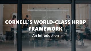 Cornell’s World-Class HRBP Framework: An Introduction