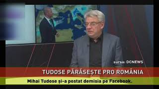 Mihai Tudose a demisionat din Pro România