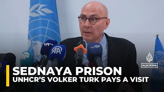 UNHCR's Volker Turk visits Syria’s Sednaya prison, calls for inclusive governance