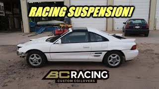 Twin Turbo Mr2 Gets New Coilovers!