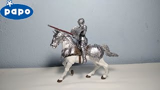 Papo Knight in Armor (39798) and Horse in Armor (38799) Figures Review!