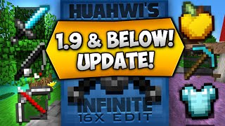 Huahwi InFinite 16x16 Texture Pack [1.9/1.8/1.7 \u0026 Below] (Minecraft PvP/UHC Resource Packs)