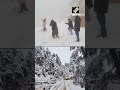 j u0026k ramban’s batote town receives heavy snowfall