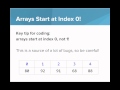 Introduction to Arrays