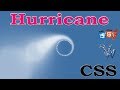 How to create hurricane using html and css animation | cool css effects 2018 | Cloudy Spiral Effect
