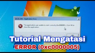 Cara mengatasi Error (0xc0000005) pada laptop/PC di windows