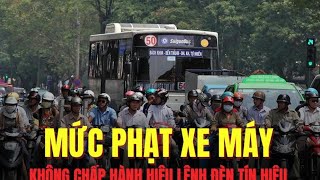 Mức phạt xe máy không chấp hành hiệu lệnh đèn tín hiệu giao thông?| Báo Lao Động