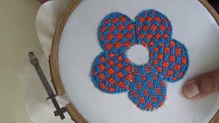 Hand Embroidery | Fantasy Flower Stitch | Flower Embroidery Tutorial | Hand Embroidery For Beginners