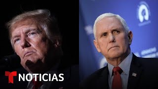 Según Trump, Pence sí podía revertir resultados electorales | Noticias Telemundo