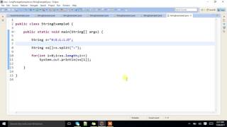 what is split() function in String class of java language
