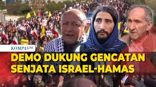 Yaman, Iran, Afghanistan Demo Dukung Gencatan Senjata Israel-Hamas