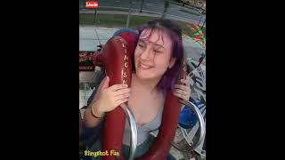 NEW! World's WEIRDEST WOMAN? | Slingshot Ride