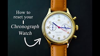 How to reset (recalibrate) your chronograph watch