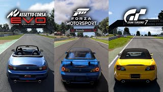 Assetto Corsa Evo (Early Access) vs Forza Motorsport vs Gran Turismo 7