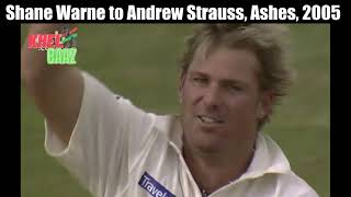 Shane Warne magical spin ball to Andrew Strauss | Huge Spin | Ashes 2005