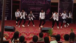 Dancing girls|aquaregia 2023|maaharaja college