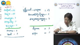 သမထနှင့်ဝိပဿနာ အပိုင်း(၂) သုတဓမ္မဒီပလိုမာ level 1 ဓမ္မဗျူဟာဒေါ်ခင်လှတင်