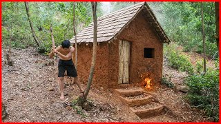 365 Days How I Survival And Build In The Rain Forest - Primitive Technology Idea