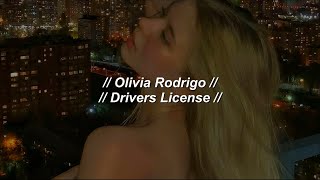 Olivia Rodrigo - Drivers License // Español