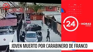 Conflicto automovilístico terminó con joven muerto por carabinero | 24 Horas TVN Chile