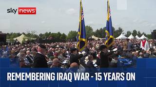 Iraq war remembrance service marking 15 years since end of UK Armed Forces operations