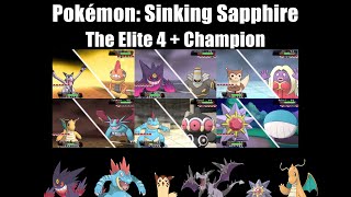 Pokémon: Sinking Sapphire - The Elite 4 + Champion #romhack #pokemon