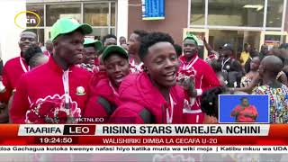 Rising Stars warejea nchini baada ya kupata tiketi ya Kombe La AFCON