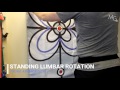 Lumbar Rotation ROM in Standing with Motion Guidance Visual Feedback