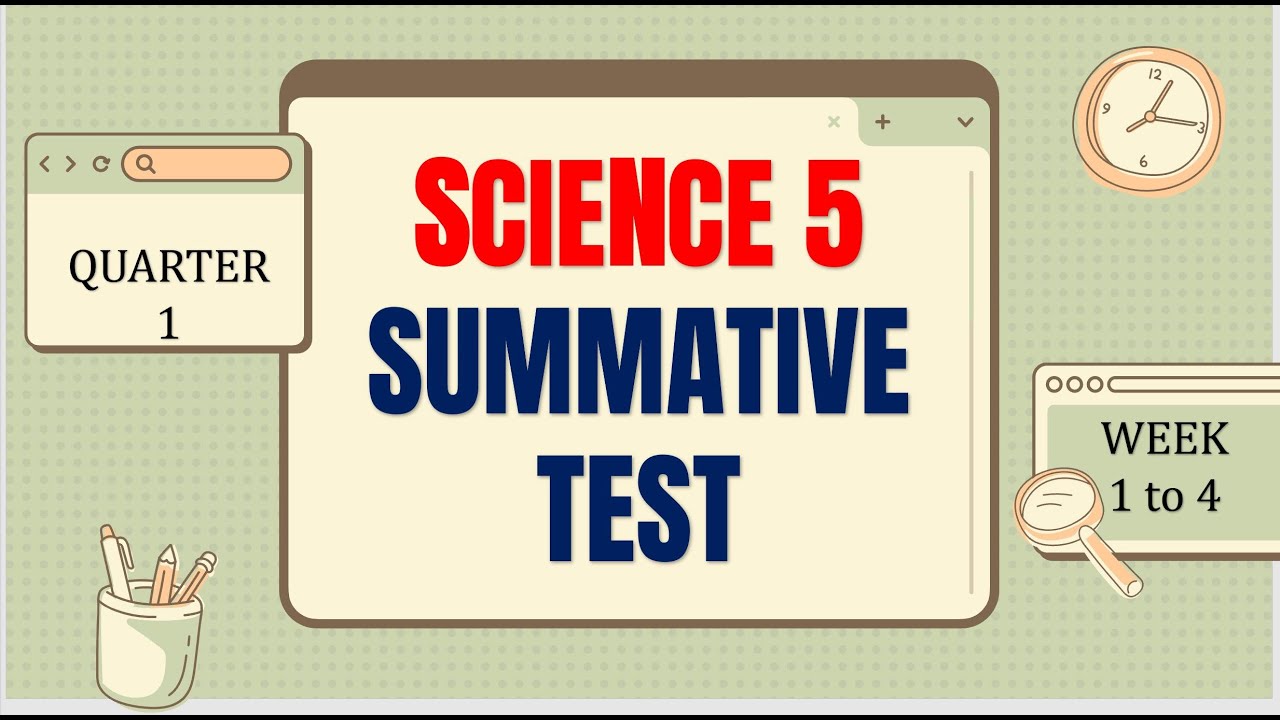 Deped Launches Matatag Curriculum Science 5 Summative Tests