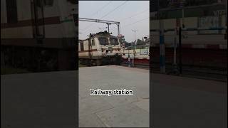 Indian railway shots video train travel journey railway station public place #indiarailway #explore