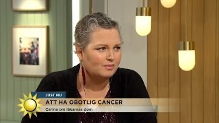 Carina lever med obotlig cancer: "Barnen vet att jag har kort tid kvar" - Nyhetsmorgon (TV4)